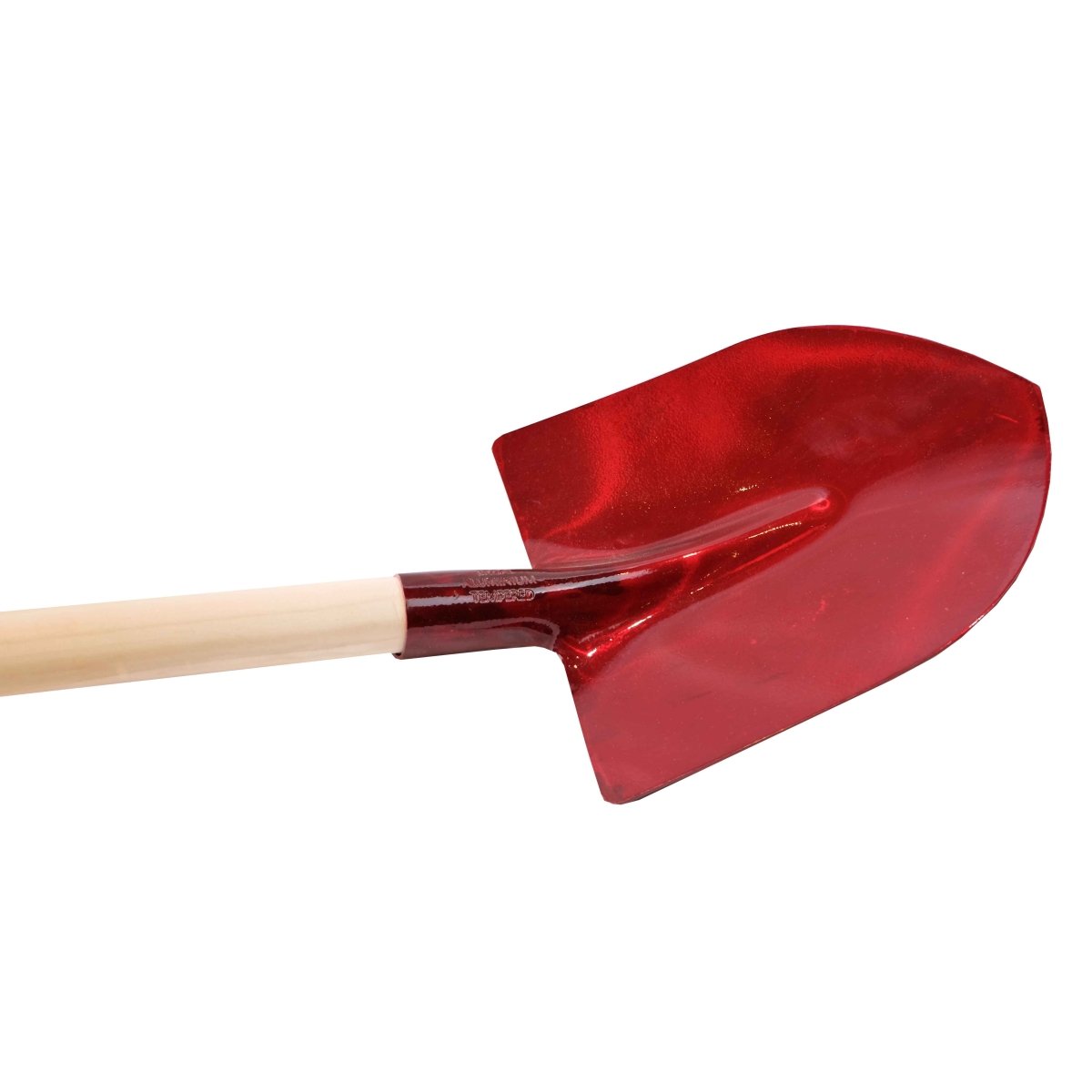 SHW Frankfurter Schaufel, Aluminium, Gr. 5 rot mit Buchenstiel - SHW - FIRE