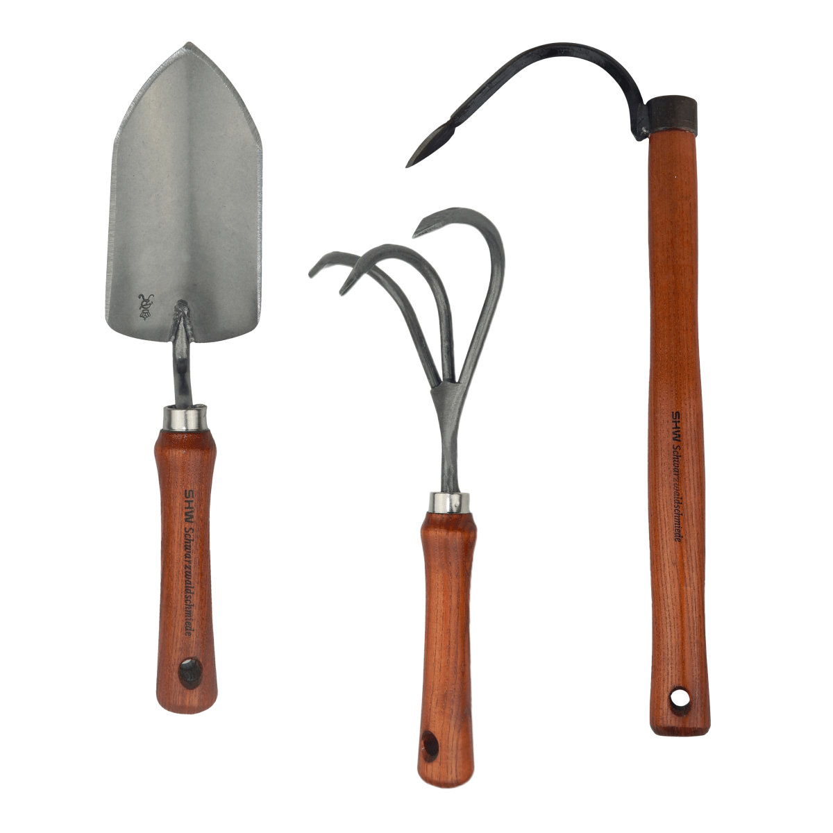 Set „Rex“: Hochbeet‑Sauzahn + Blumenkelle + Handgrubber - SHW - FIRE