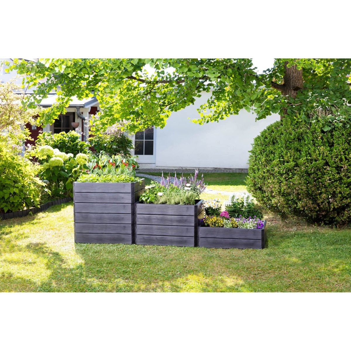 GARANTIA Hochbeet mit Wassersparsystem Vario 2 - SHW - FIRE