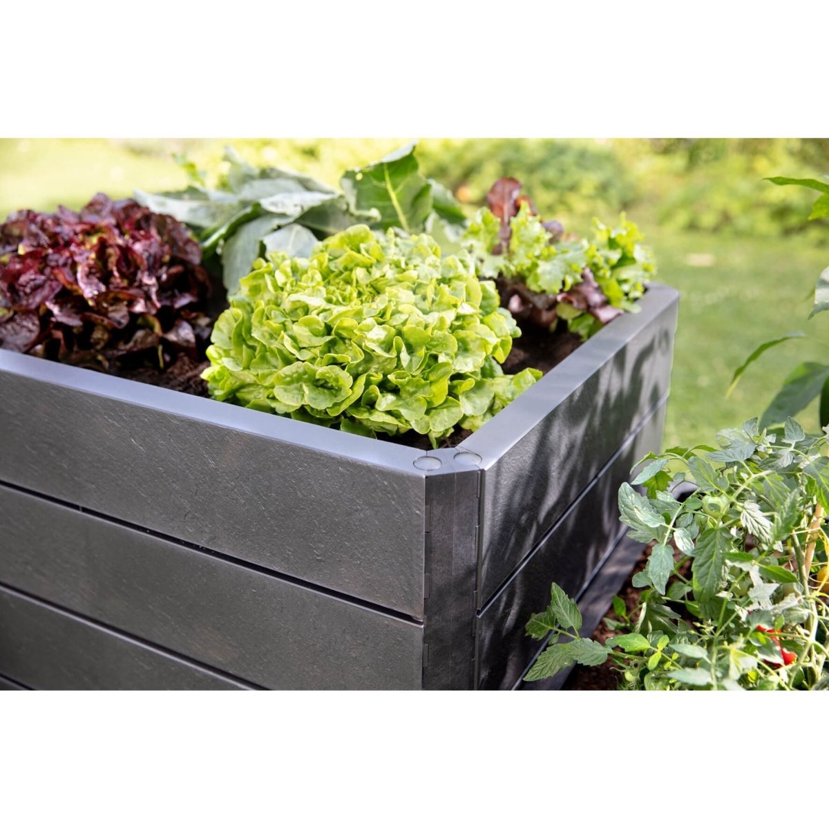 GARANTIA Hochbeet mit Wassersparsystem Vario 2 - SHW - FIRE