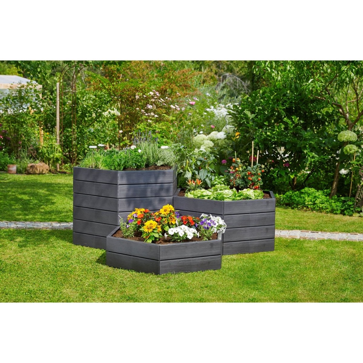 GARANTIA VARIO 1 Hochbeet mit Wassersparsystem - SHW - FIRE