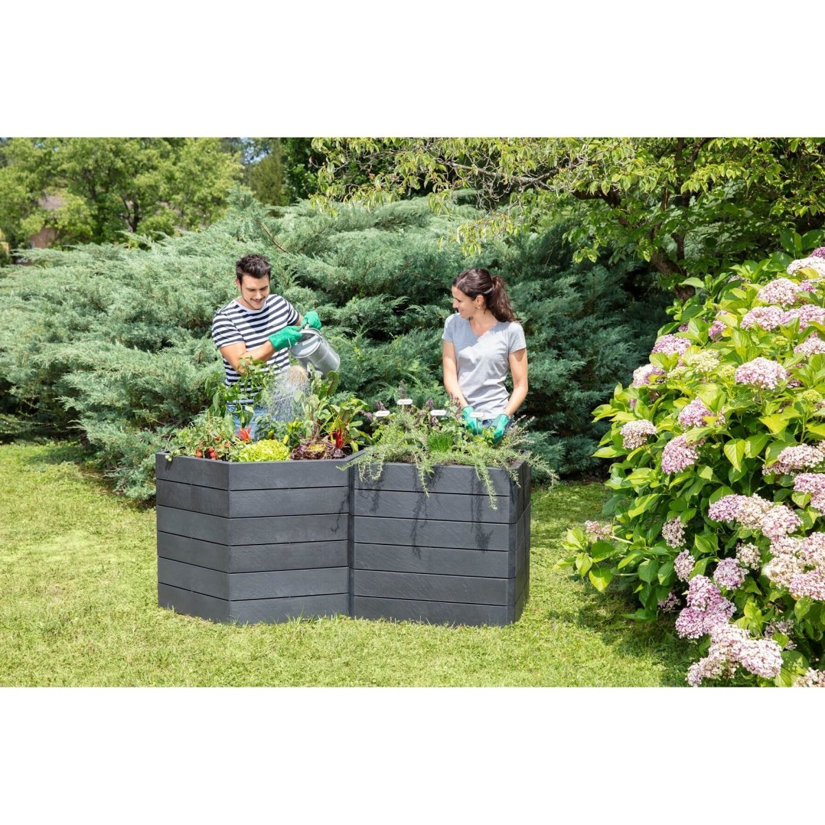 GARANTIA VARIO 3 Hochbeet mit Wassersparsystem - SHW - FIRE