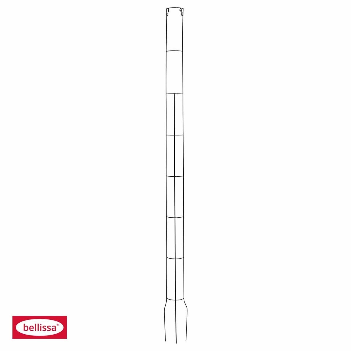 Bellissa Tomaten - /Gurkensäule, grün beschichtet H 160 cm - SHW - FIRE