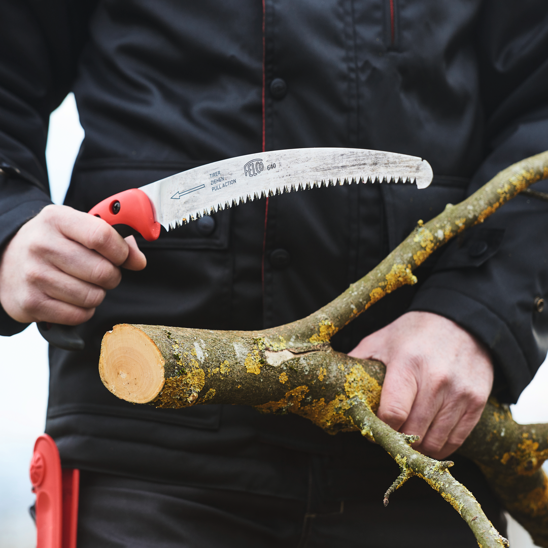 FELCO 640 Baumsäge - gebogenes Blatt - mit Holster