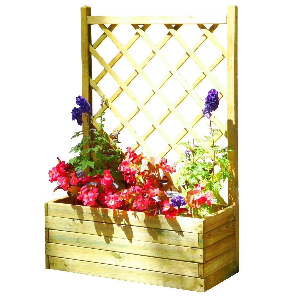 Rankblumenkasten inkl. Rankhilfe - kompletter Bausatz - SHW - FIRE