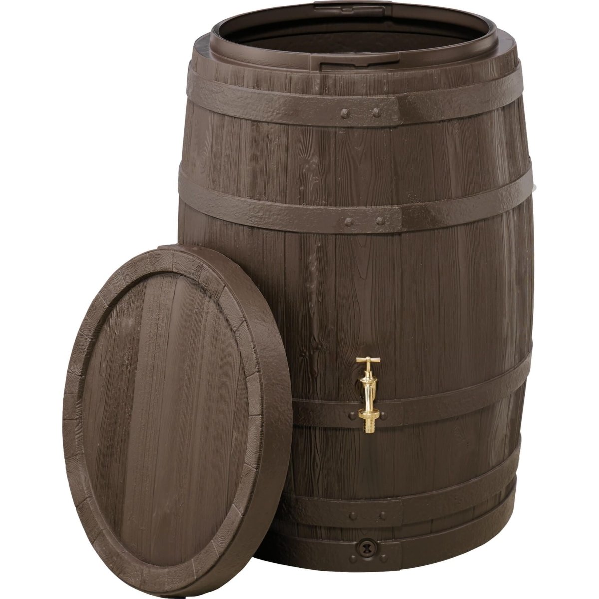 GARANTIA BARRICA Regenfass, braun - SHW - FIRE