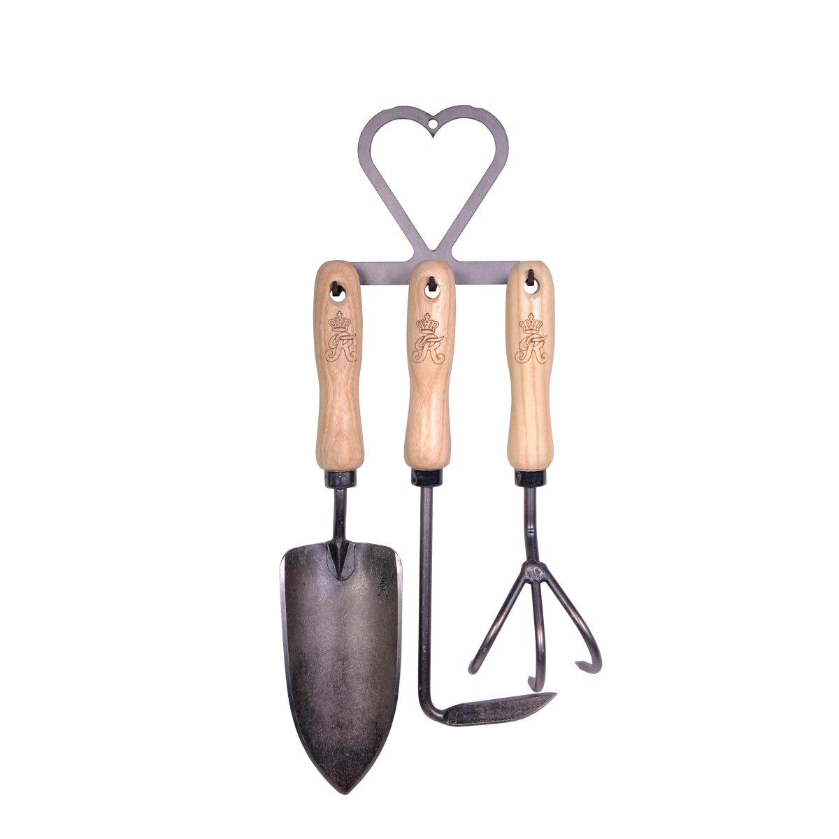 SHW Gartenwerkzeug - Set: 4 - teilig (Blumenkelle, Kultivator, Unkrautjäter) - SHW - FIRE